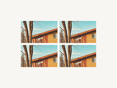 5NGRANTX4 architecture graphic design grid mid century outdoors photography repetition trees