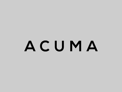 ACUMA Brand brand design branding business logo clean clean brand corporate brand design graphic design logo logo design madebyswish modern modern logo monochrome logo recruitment logo text logo