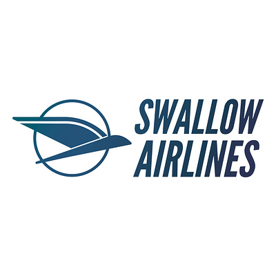 Swallow Airlines Logo adobe illustrator art artist branding colour design drawing gradient graphic design icon icondesign illustration illustrator logo logodesign logotype sketch typography vector