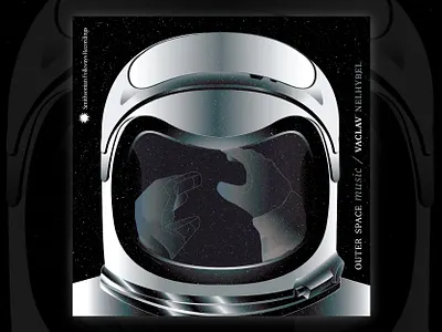 Outer Space Music album art design drawing galaxy illustration outerspace space vector