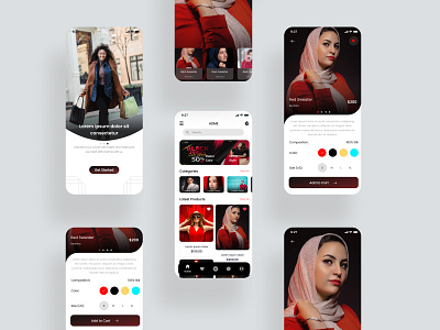 E-commerce App UI Kit ecommerce ecommerce app design ecommerce app ui fashion fashion app fashion app ui fashion ecommerce app fashion ecommerce app design ios design jannatul shourov minimal mobile app thedsquad ui design