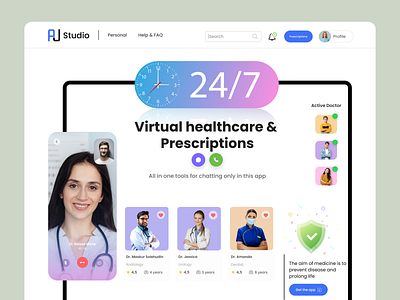 Medical Healthcare service web design clean design doctor doctor appointment health healthcare healthcare app healthcare landing homepage hospital interface landing page medical medical website online doctor patient prescriptions web design website weesite ui