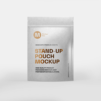 Stand-up pouch mockup free pouch mockup mockup mockupman mockups packaging mockup pouch mockup stand up pouch mockup