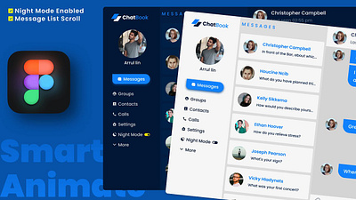 ChatBook - Social Media Chat Website UI/UX Design by PremCodes chat application ui chat website ui design chatbook facebook ui design social media chat website website design