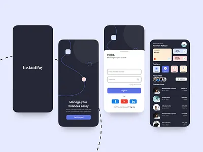 FinTech Company App design app app design design figma fintech app graphic design money app design money management app ui ui ux design ux web app