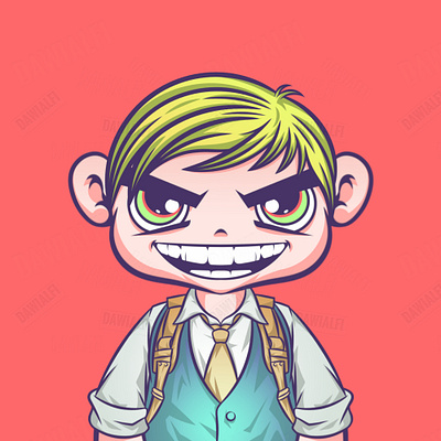 Udin #11 cartoon character illustration