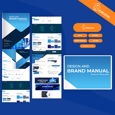 Brand identity design for a startup company banner ad design brand consulting brand guidline brand identity design branding consulting services design graphic design logo modern six sigma