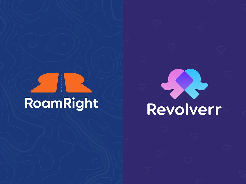 Double R Letter Logos designs, themes, templates and downloadable ...