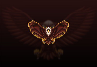 Gamer logo brand branding design eagle eagle logo game design gamer games gaming graphic illustration logo logos تصميم شعارات نسر