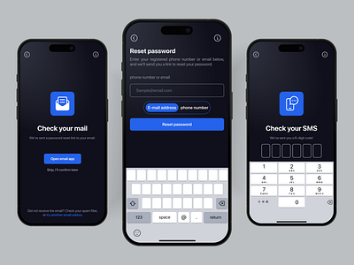 Reset password flow 🔑 30 day challange app challange design ui ui challange ux