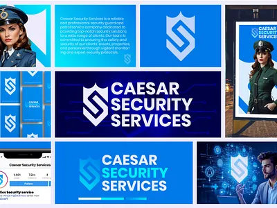 Caesar Security Services – Modern & Professional Security Brandi boldtypography branding c letter logo c s cs letter logo cs logo graphic design illustration logo logodesign minimalistdesign modernlogo s c s letter logo sc letter logo security security logo sheild sheild logo