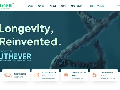 Health website | Header branding dna dna design ecommerce graphic design header health health product health website healthproduct icons labels nav bar ui uiheader ux web website
