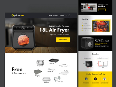 Product Landing Page 3d animation app branding buy design dribbble ecommerce figma graphic design illustration landingpage logo motion graphics productpage ui ux vector website xd