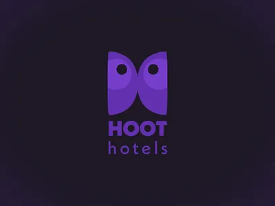 Hotel concept logo (dark) branding clean design flat illustration logo vector