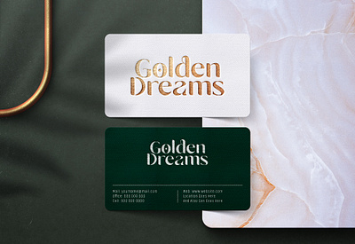 Golden Dreams - Logo by Brandall Agency branding cosmetic golden graphic design logo moon