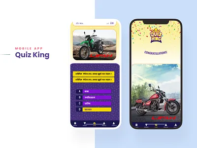 Quiz King portfolio ui ux