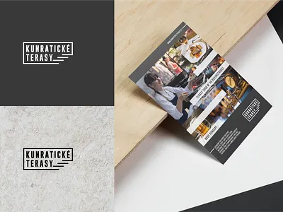 Logo & Branding / KUNRATICKÉ TERASY branding corporate identity design graphic design logo logo design print visual identity