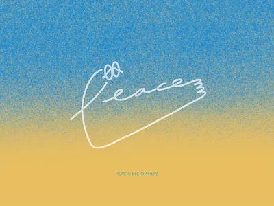 Peace #NoWarInUkraine design graphic graphic design illustration nowarinuknowarinukraine peace procreate typography