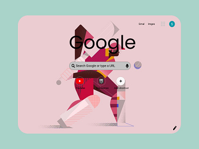 Google homepage clone 3d assets branding design desing graphic design illustration logo ui vector