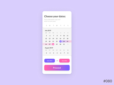 Daily UI #080 of 100 - Date Picker app application branding dailyui dailyui080 date datepicker design illustration learn logo picker rebound ui ux uxui web design