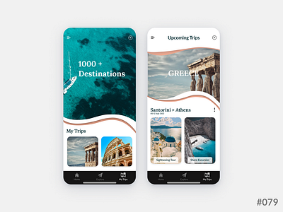 Daily UI #079 of 100 - Itinerary app application branding dailyui dailyui079 design illustration itinerary learn logo rebound ui ux uxui web design