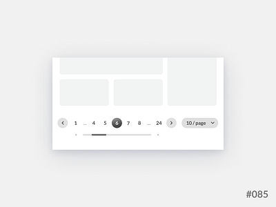 Daily UI #085 of 100 - Pagination app application branding dailyui dailyui085 design illustration learn logo pagination rebound ui ux uxui web design