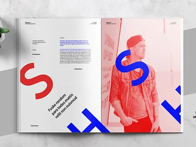 HELVETICA - Magazine Template a4 art bauhaus brochure brochure template catalog clean creative exhibition helvetica indesign letter lookbook magazine magazine design magazine template modern multipurpose print swiss