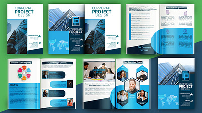 Company Profile Design. book cover book cover template brand identity branding brochure design busi business profile commercial design commercial profile corporate design cover design design ebook cover flyer design graphic design illustration logo ui