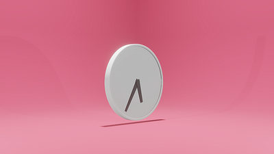 3D Illustration of Smartphone's Clock Icon 3d illustration modeling