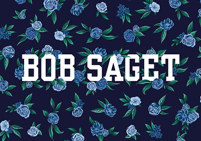 Bob Saget Memorial Design x John Mayer adobe fresco adobe illustrator apparel botanical floral flowers fresco illustration packaging pattern surface design vector