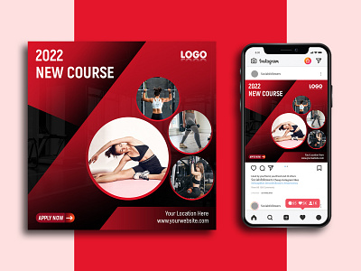 Fitness | Gym banner social media post | Fitness banner ads advertising banner banner design branding design design gráfico facebook post fitness fitness poster gym gym ads gym banner gym banner design instagram post post social media social media ads social media post training
