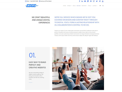 Edge WordPress Theme - Services Section business css design html illustration landing page logo page builder pages php plugins portfolio responsive services site builder template theme web design websites wordpress