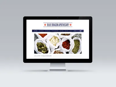 Blue Dragon Apothecary Branding + Website branding design digital collage digital photography graphic design illustration logo mixed media ui vector