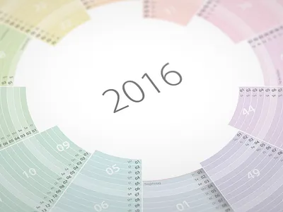 aine calendar 2016 graphic design infographics