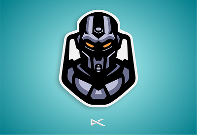 Cyborg android branding cyber cyborg icon logo mascot mech robot tech