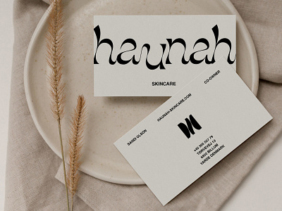 Hanuah Skincare Branding branding cosmetics denmark digital design ecommerce logo logo design luxury minimal modern organic packaging skincare symbol typography wellness