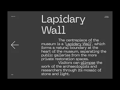 Narbo Via - Interaction exploration 03 architecture grid interaction layout minimalist modern modernist presentation prototype typographic typography web