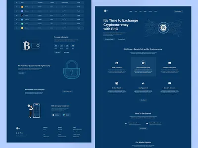 Cryptocurrency landing Page agency landing page bitcoin ui cryptocurrency cryptocurrency landing page landing page landing page de landing page ui ui ui design ui template