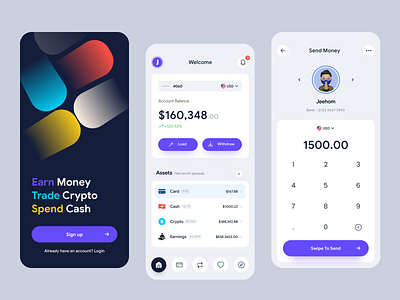 Online payment: mobile app design v1 blockchain credit card crypto crypto wallet finance app interface ios app design iphone nft nft wallet online payment payment app payment mobile app wallet app