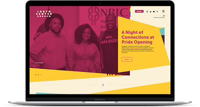 LGBTQ Center of Durham graphic design ui web design