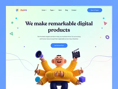 Zuora - Business solution agency web ui agency branding business business grow business solution crowdfunding ecommerce growth homepage illustration innovation landing page minimal trending ui uiux web design web ui website