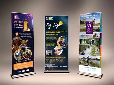 Pop up banner design by G3 Creative in Glasgow bannerdesign creativeagency design for print g3creative glasgow pop up banner