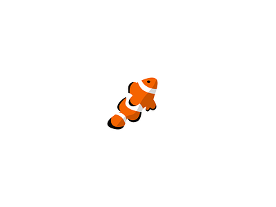 Clown Fish art brand branding clownfish design findingnemo fish graphic design icon illustration logo nemo orange vector