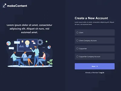 Make Content branding typography ui ux vector website