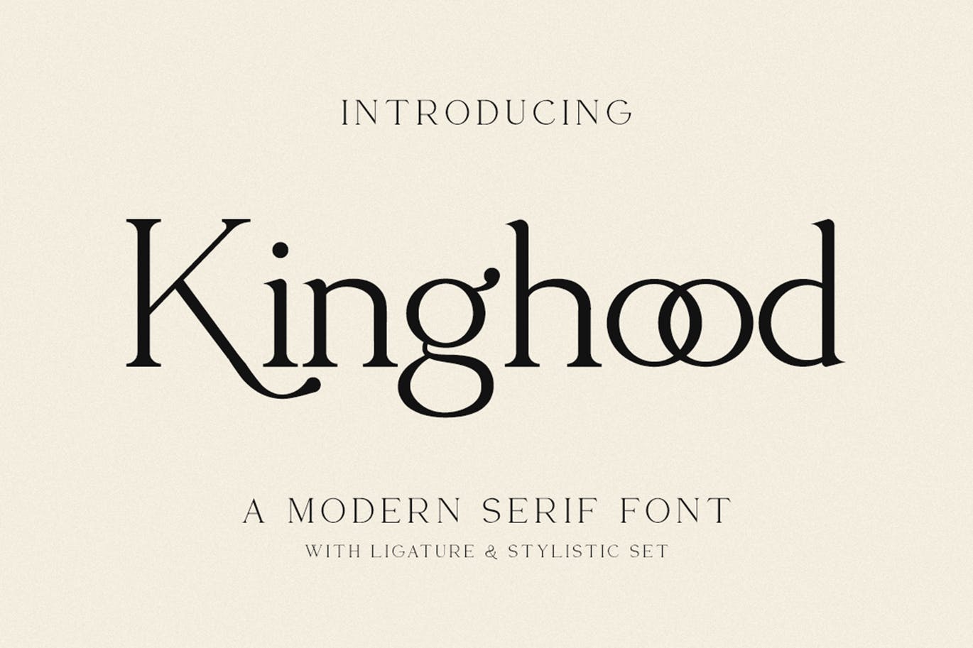 Kinghood app branding design display fashion font graphic design illustration logo magazine photography serif typeface typography ui ux vector