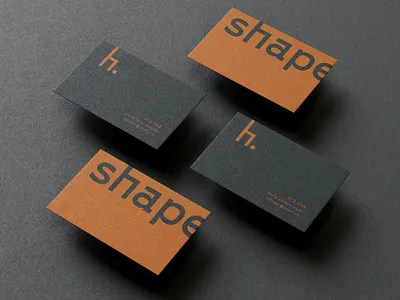 Shape branding design graphic design logo typography vector