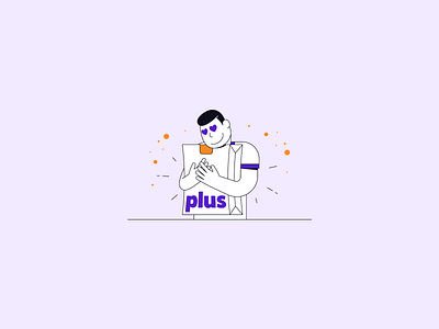 Plus email graphic branding illustration skroutz vector