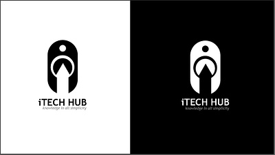 iTECH HUB Logo branding graphic design illustration logo