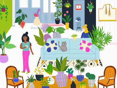 WFH Lifestyle animation cat catlover design designer digital art digital illustration digitalart furnitures graphic design home home illustration homevives illustration illustration art illustrator interior lifestyle motion graphics wfh