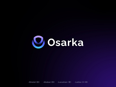 Letter o security logo design brand identity brand logo branding crypto letter o lettermark location logo logo design logo designer logo mark logotype mark minimalist modern logo nft shield software symbol typography